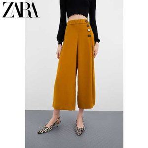 NWT Zara wide leg ankle pants